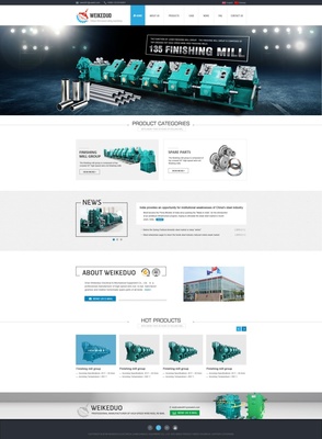 Zxinrui E-commerce Website for Rolling Mill Machinery